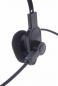 Preview: Nackenbügel Headset mit Mikrofon und PTT für alle ICOM Geräte mit Doppelklinke Anschluss